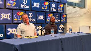 Bill Self and Jacque Vaughn discuss Vaughn joining the staff