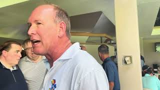 Lance Leipold discusses his team at the Topeka Jayhawk Club