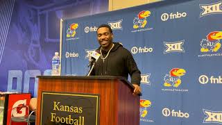 Jalon Daniels discusses the first day of fall camp