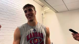 Kohl Rosario discusses arriving at KU and fitting into a new team