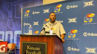 D.K. McDonald discusses the progress of KU’s defense